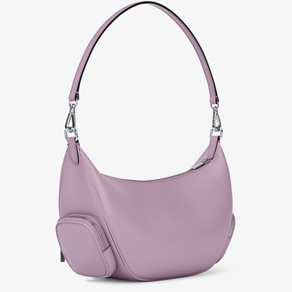 MICHAEL KORS Merritt Medium Pebbled Leather Convertible Shoulder Bag
Quartz 
NWT - Picture 5 of 16